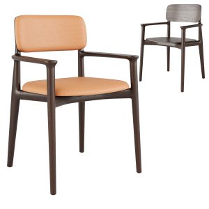 Curve Chair With Armrests By Poliform