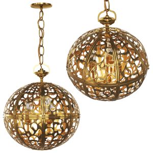 Japanese Brass Chandelier