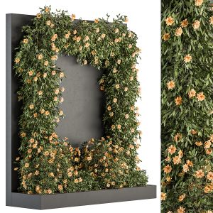 Vertical Garden Yellow Flowers 331