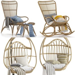 monet chair and Balancelle En Canne De Rotin