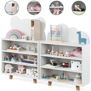 Bear & Cloud Shape Storage Unit By Minime