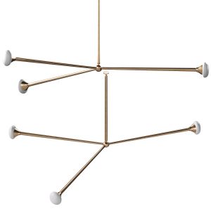 Phoebe Polished Brass Chandelier