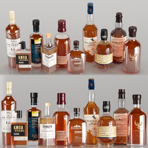 Bottles (10 Whiskey Bottles)