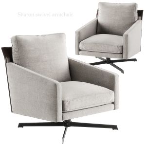 Swivel Armchair Sharon By Cantori