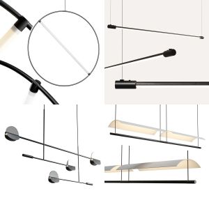 set pendant light - line light -hanging light