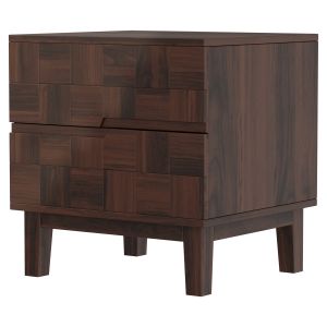 Solid Wood Bedside Table