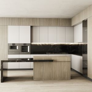 Modern Kitchen With Island 03