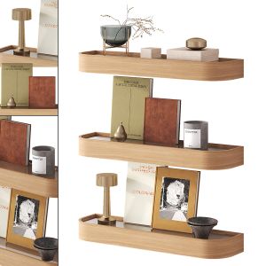 Epoch Shelves With Decor By Nina Bruun