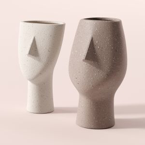 Modern Face Vases By Nutpottery