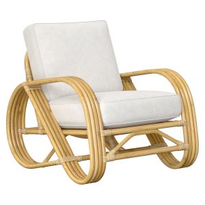 Pretzel Rattan Armchair Standard Lincoln Brooks