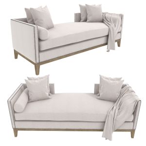 Four Hands Mercury Double Chaise