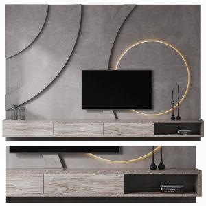 67 Tv Wall Composition