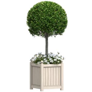 Decorative Tree In A Flowers.front Entrance Tree