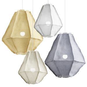 Enoki Cumulus Linen Pendant Light