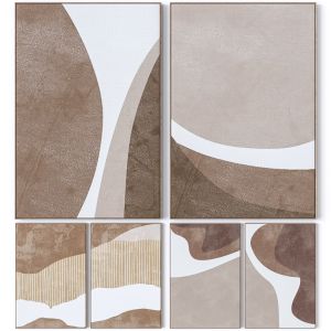 Set Of 6 Large Wall Paintings 2746