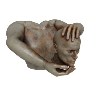 Head In Hand Sculpture