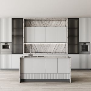 Modern Kitchen With Island 04