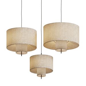 Baihuan Silent Lantern Fabric Pendant Lights