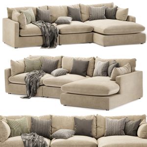 Sophie 3 Piece Modular Sofa Chaise