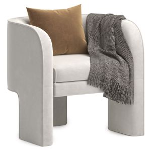 Maven Velvet Occasional Chair