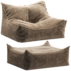 Wigiwama Biscuit Beanbag Chair