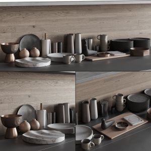 068_kitchen Decor Set Accessories 03