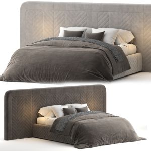 Harrison Padded Bed By Smania