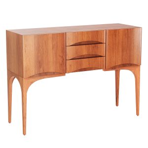 Cb2 Newbury Mahogany Wood Credenza