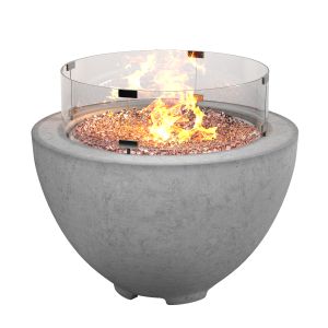 Wyfair - Cove Concrete Propanenatural Gas Fire Pit