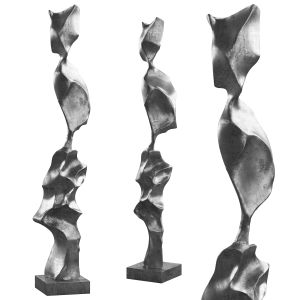 334 Interior Sculptures Abstract Damaged Metal Art