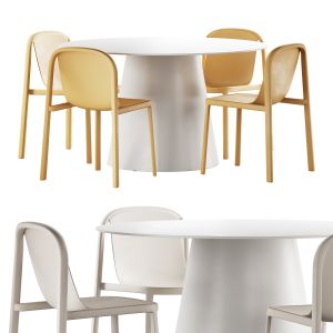 329 Circula Dining Table And Decade Chair Bludot