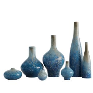 Reactive Glaze Ocean Ceramic Vases