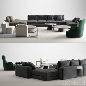 meridiani harold modular sofas set