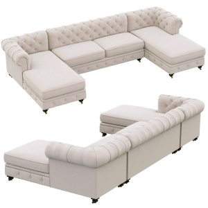 Restoration Hardware Kensington U-chaise Sectional