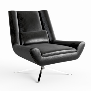 Rh Modern Luke Leather Chair