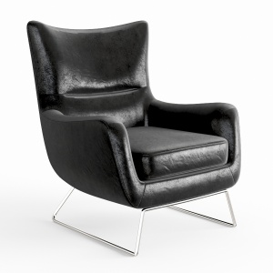 Rh Modern Liam Leather Chair