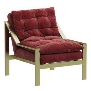 Loft Concept Accent Velvet Armchair