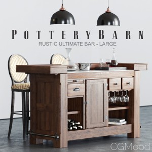 Pottery Barn Rustic Ultimate Bar