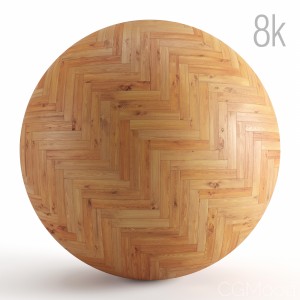 Seamless Parquet-herringbone Of Pine. Pbr 8k