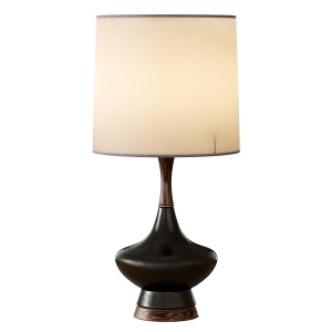 Metal Wood Table Lamp