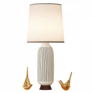 Mid Century Table Lamp Bullet