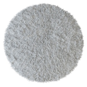 Tibetan Sheepskin Snow-white Round