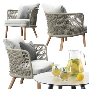 Varaschin Emma Lounge Armchair And Table