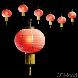 Chinese Lantern. Spline Path Simple Modification