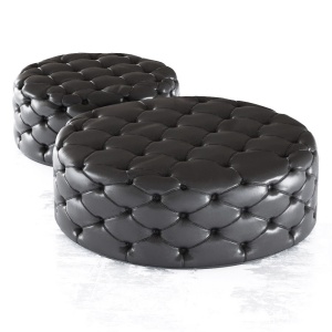 Round Pouf Capitone