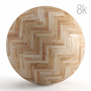 Seamless Parquet-herringbone Of Pine V3. Pbr 8k