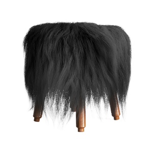 Icelandic Sheepskin Stool