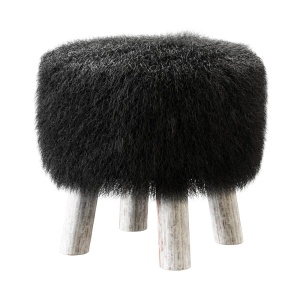 Sheepskin Stool