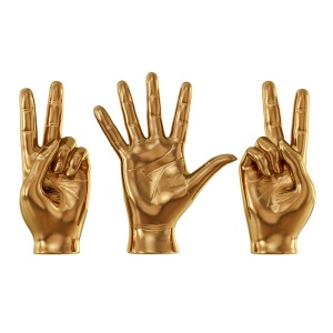 Sculpture Hands Sign