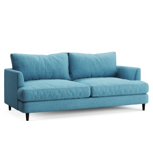 Soft Sofa Fabric Blue